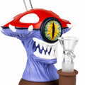 Vinyl Mushroom Monster Silicone Bong Closeup