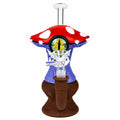 Vinyl Mushroom Monster Silicone Bong Front